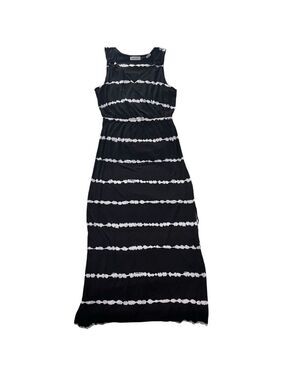 Calvin Klein Tie Dye Surplice Maxi Dress Jersey Knit 6